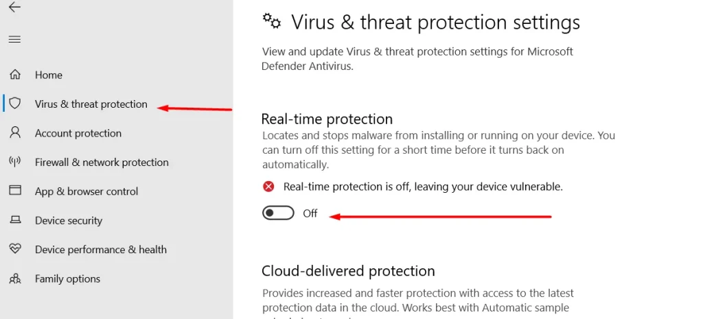 Temporarily disable antivirus software before KMSAuto Net installation