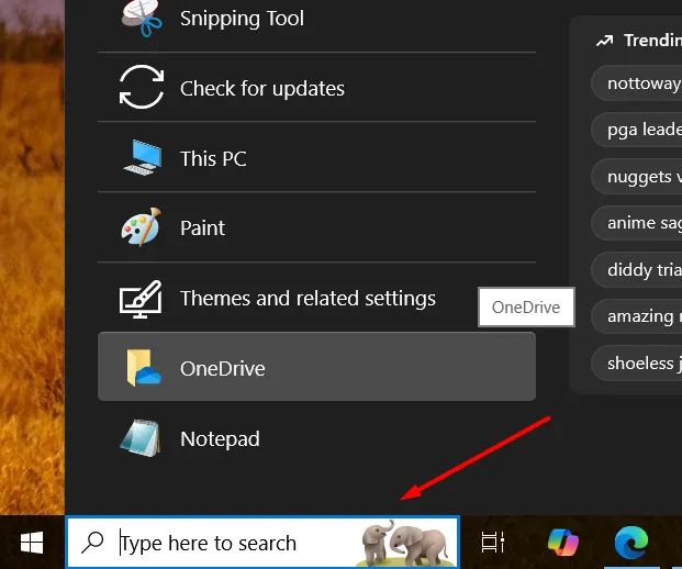 Open Start Menu